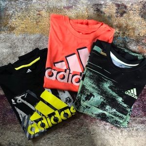 Adidas Boys Shirts:  Lot of 3 Shirts